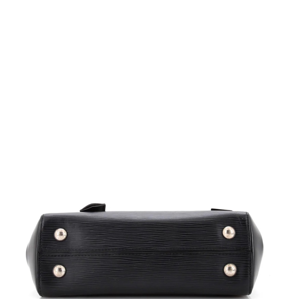 Louis Vuitton Cluny Top Handle Bag Epi Leather BB Black Handbag - Picture 5 of 11